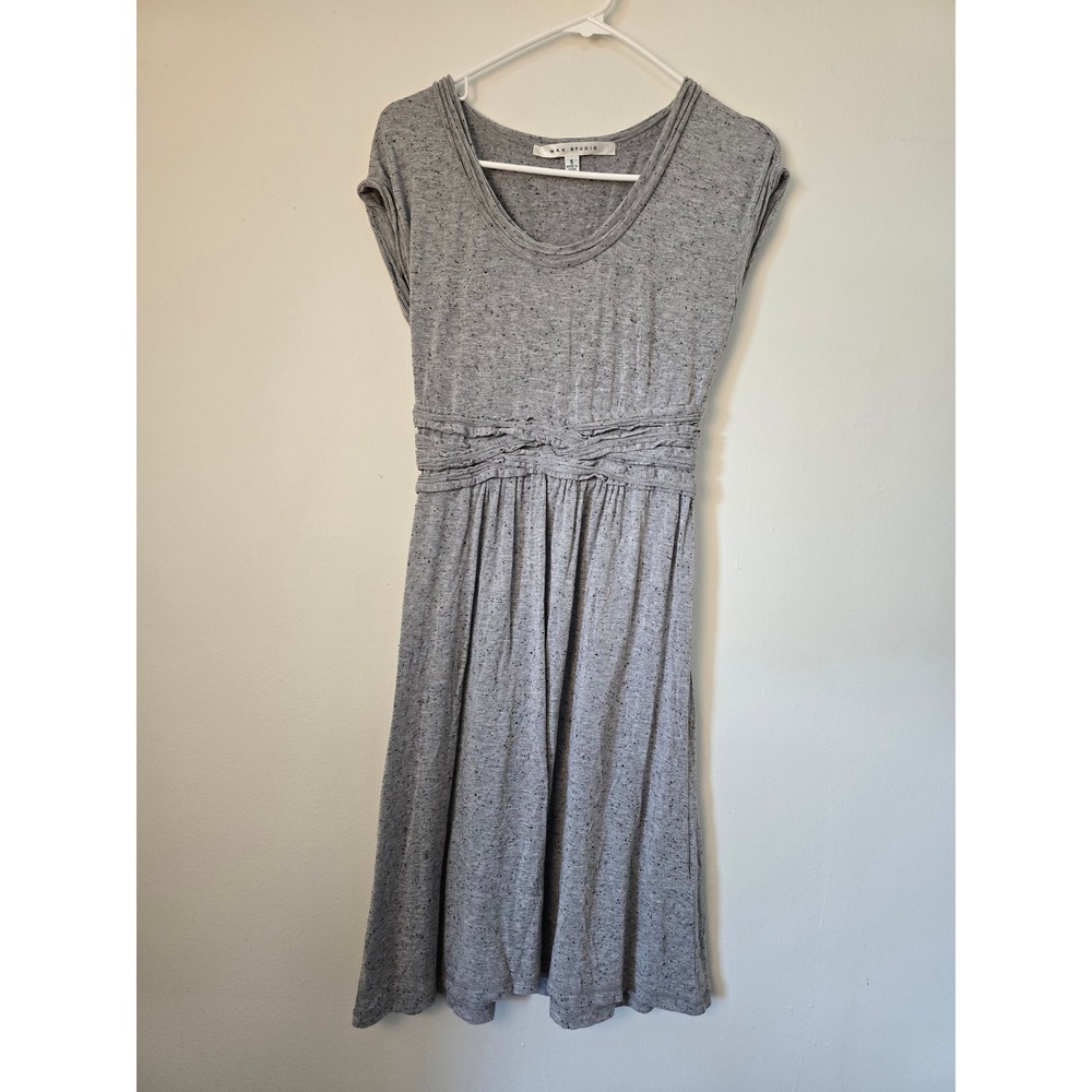 Max Studio Dress Casual Pull On Womens Small Gray